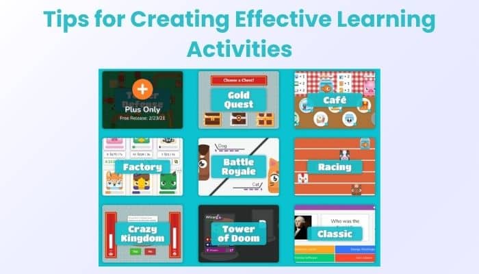 Tips for Creating Effective Learning Activities